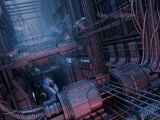 Maya科幻场景建模静帧练习