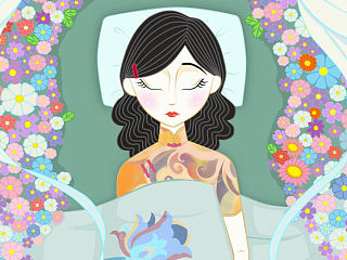 阮玲玉系列插画（个人主页-ZNDU3ODY4MA==） - 创作习作 - 站酷设计师斐斐呀原创素材 - 站酷ZCOOL