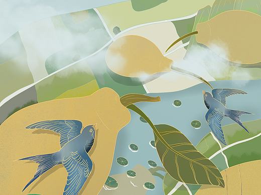 二十四節(jié)氣 驚蟄（個(gè)人主頁-ZNTE0MTQxMjg=） - 藝術(shù)插畫 - 站酷設(shè)計(jì)師老蝸牛jj原創(chuàng)素材 - 站酷ZCOOL