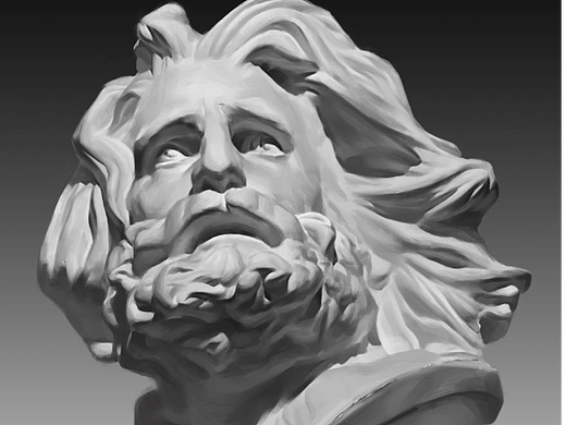 马赛曲石膏像素描步骤（个人主页-ZNjUxNzA0Njg=） - 绘画 - 站酷设计师CANY10086原创素材 - 站酷ZCOOL