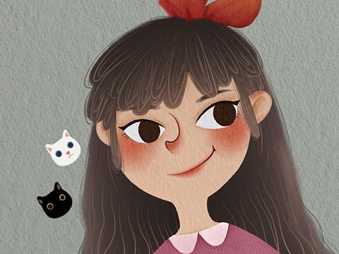 儿童插画头像