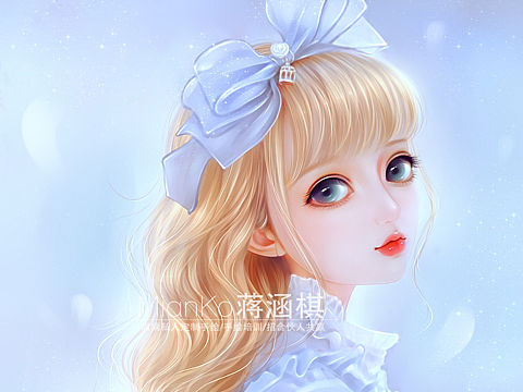 芭比娃娃手绘