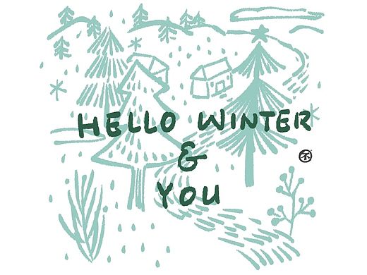 纸美的淡萌动图+哈皮好乐代 | hello winter by @纸品的美好凸版社