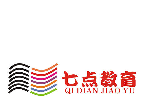 七点教育LOGO标志设计