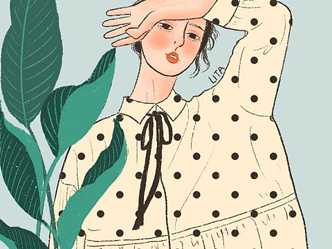 插画头像练习-4（个人主页-ZNTI0MDExMjA=） - 创作习作 - 站酷设计师懒猫hpp原创素材 - 站酷ZCOOL