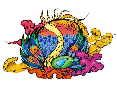 国潮插画