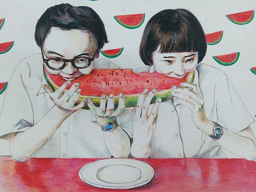 我愛吃西瓜（個人主頁-ZMTYxNTY1MDQ=） - 創(chuàng)作習(xí)作 - 站酷設(shè)計師美味小雞翅原創(chuàng)素材 - 站酷ZCOOL