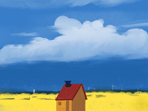 插画练手-青海湖（个人主页-ZNTY2NTE1MTY=） - 商业插画 - 站酷设计师菩提树下BB原创素材 - 站酷ZCOOL