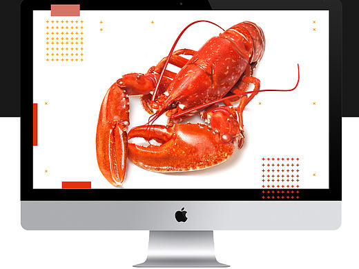 手绘小龙虾 附动图