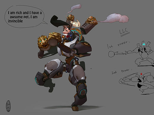 【原创 多图】#Battleborn# 《为战而生》前期角色设计