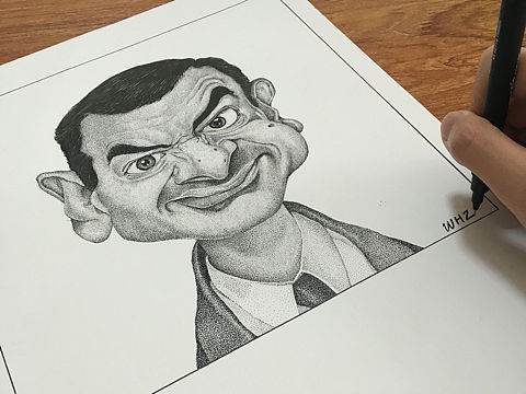 憨豆 点绘