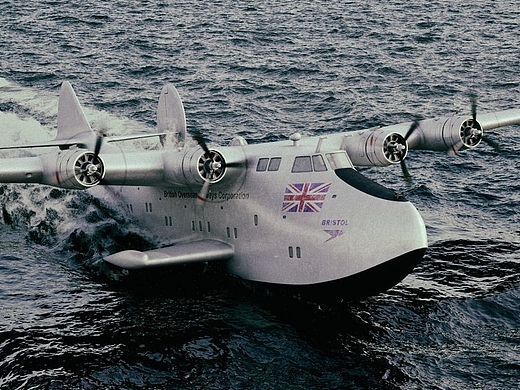 英国海外航空波音314远程水上客机g-agbz