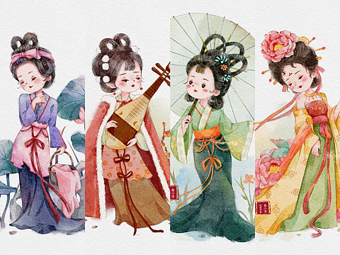 q版四大美人系列～