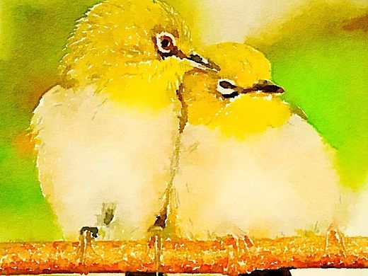 胡冠英电脑上色练习作品