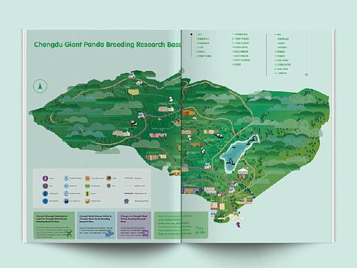  Scenic map design－景区地图
