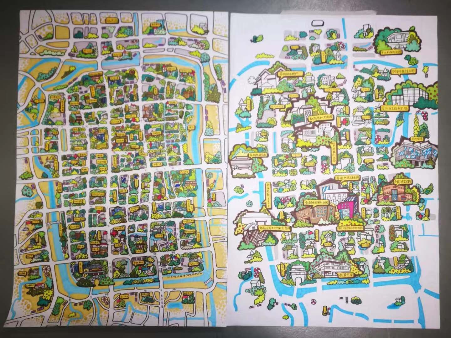 惊艳！30幅手绘地图，让你看到一个不一样的姑苏区！-搜狐大视野-搜狐新闻