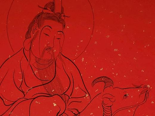 【老子】国画线艺插画