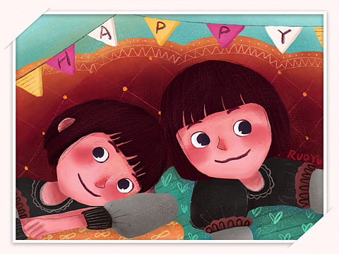 插畫(huà)（個(gè)人主頁(yè)-ZMzAzMjE5Njg=） - 兒童插畫(huà) - 站酷設(shè)計(jì)師愛(ài)畫(huà)畫(huà)的RUOYU原創(chuàng)素材 - 站酷ZCOOL