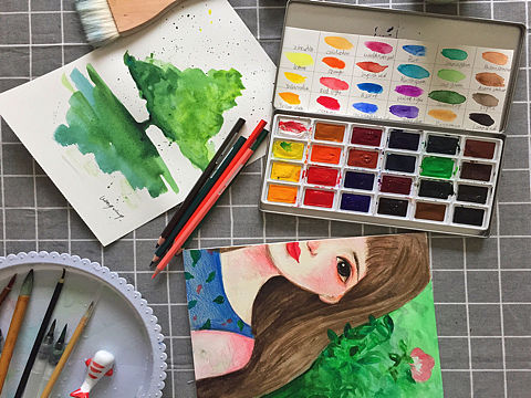 臺風(fēng)天的水彩（個人主頁-ZMjM1NDY0NDA=） - 創(chuàng)作習(xí)作 - 站酷設(shè)計師芥末芥末豆原創(chuàng)素材 - 站酷ZCOOL