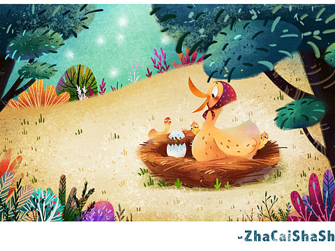 小鸭子 嘎嘎嘎～