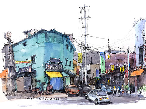 那些年马克笔画过的老房子