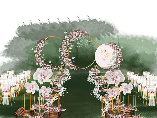 婚礼手绘（个人主页-ZMzUzMzM2NjQ=） - 其他平面 - 站酷设计师听雨客sr原创素材 - 站酷ZCOOL