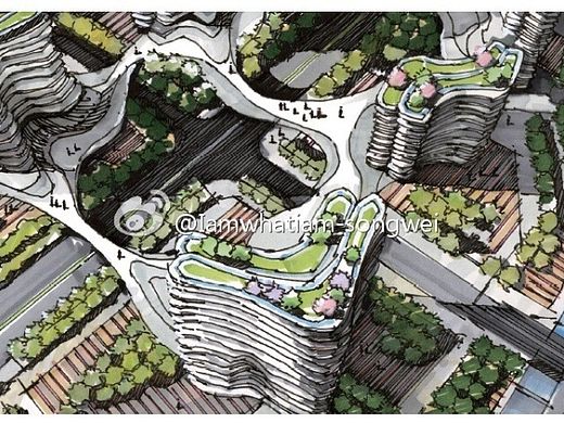 完全手绘临本-景观快题表现