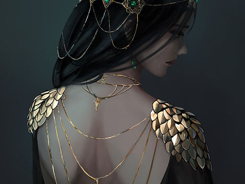 临摹 wlop大大的作品