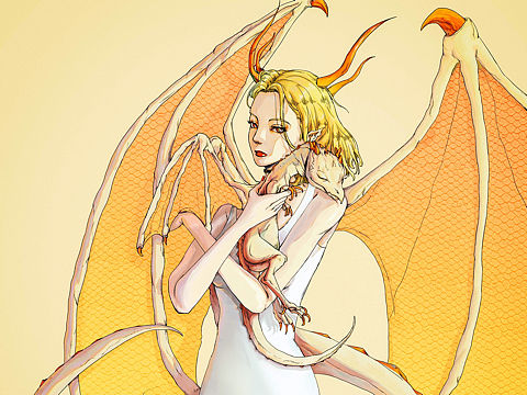 龙女（个人主页-ZMzQ2NzUwODQ=） - 创作习作 - 站酷设计师黑色星球男孩原创素材 - 站酷ZCOOL
