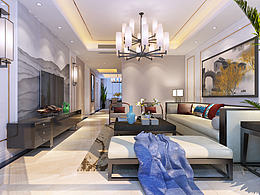 无锡金色江南 三居室设计