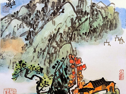 山水画小品