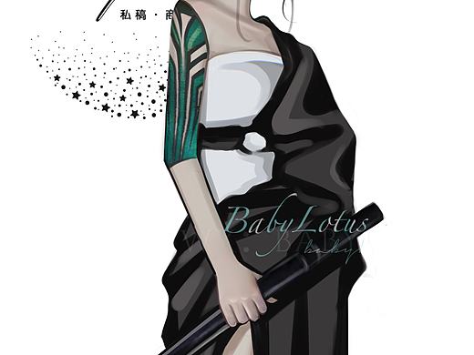 武士（个人主页-ZNjAzNjU0MzY=） - 商业插画 - 站酷设计师BabyLotus原创素材 - 站酷ZCOOL