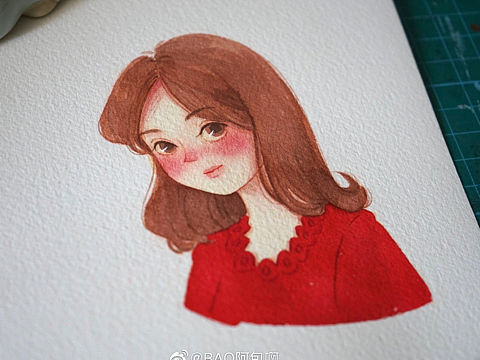水彩人物