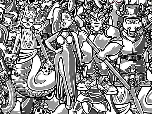 矢量十二生肖插画（上）