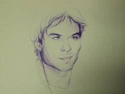 手绘吸血鬼日记Damon（个人主页-ZMTIyODI1Mg==） - 商业插画 - 站酷设计师家常豆腐原创素材 - 站酷ZCOOL