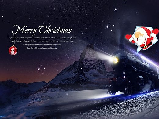 圣诞海报练习（个人主页-ZMTQ0MjQ5ODQ=） - 电商 - 站酷设计师wjw2085原创素材 - 站酷ZCOOL