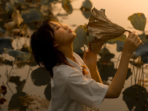 莫奈花园|神明少女