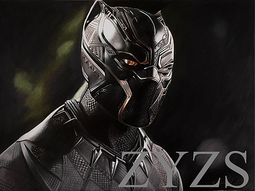 集三黑子临摹舒展大神的《昆虫记—蜉蝣》彩铅blacktulippp拉扎尔大神