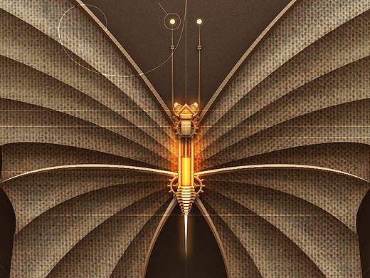 机械蝴蝶 临摹作品（个人主页-ZMTcyODcxNTY=） - 图标 - 站酷设计师榴莲_Frieda原创素材 - 站酷ZCOOL