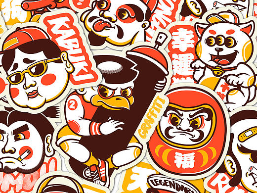 传统与潮流：和风潮流插图