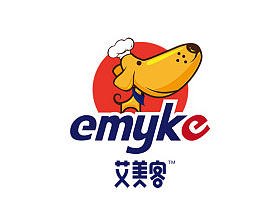 艾美客食品logo标志设计