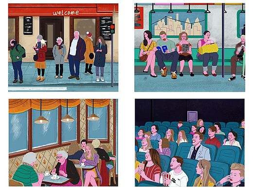 《生活百态》系列插画