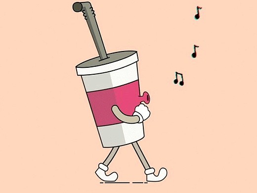 谁有类似的,比如行走的雪碧,什么的