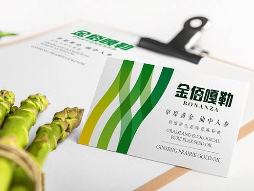 金佰嘎勒亚麻籽油LOGO升级及包装设计