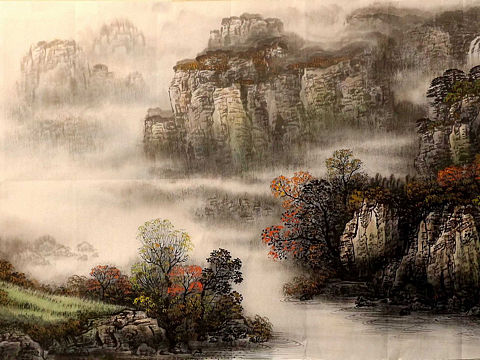 赵书茂老师国画山水作品欣赏