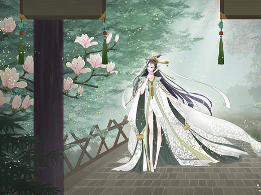 竹林深处有佳人