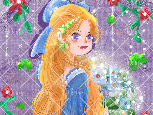 系列插画–special girl（个人主页-ZNTQ0Mjg0MjQ=） - 创作习作 - 站酷设计师贞贞真珍原创素材 - 站酷ZCOOL