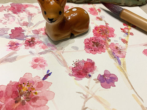 梅花（个人主页-ZNDE5NjkzNDA=） - 绘画 - 站酷设计师厚厚sgq原创素材 - 站酷ZCOOL