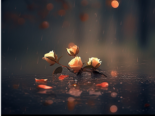 夜来风雨声，花落知多少