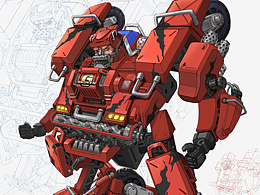 《四驅(qū)兄弟》巨無霸（擬人練習(xí)）